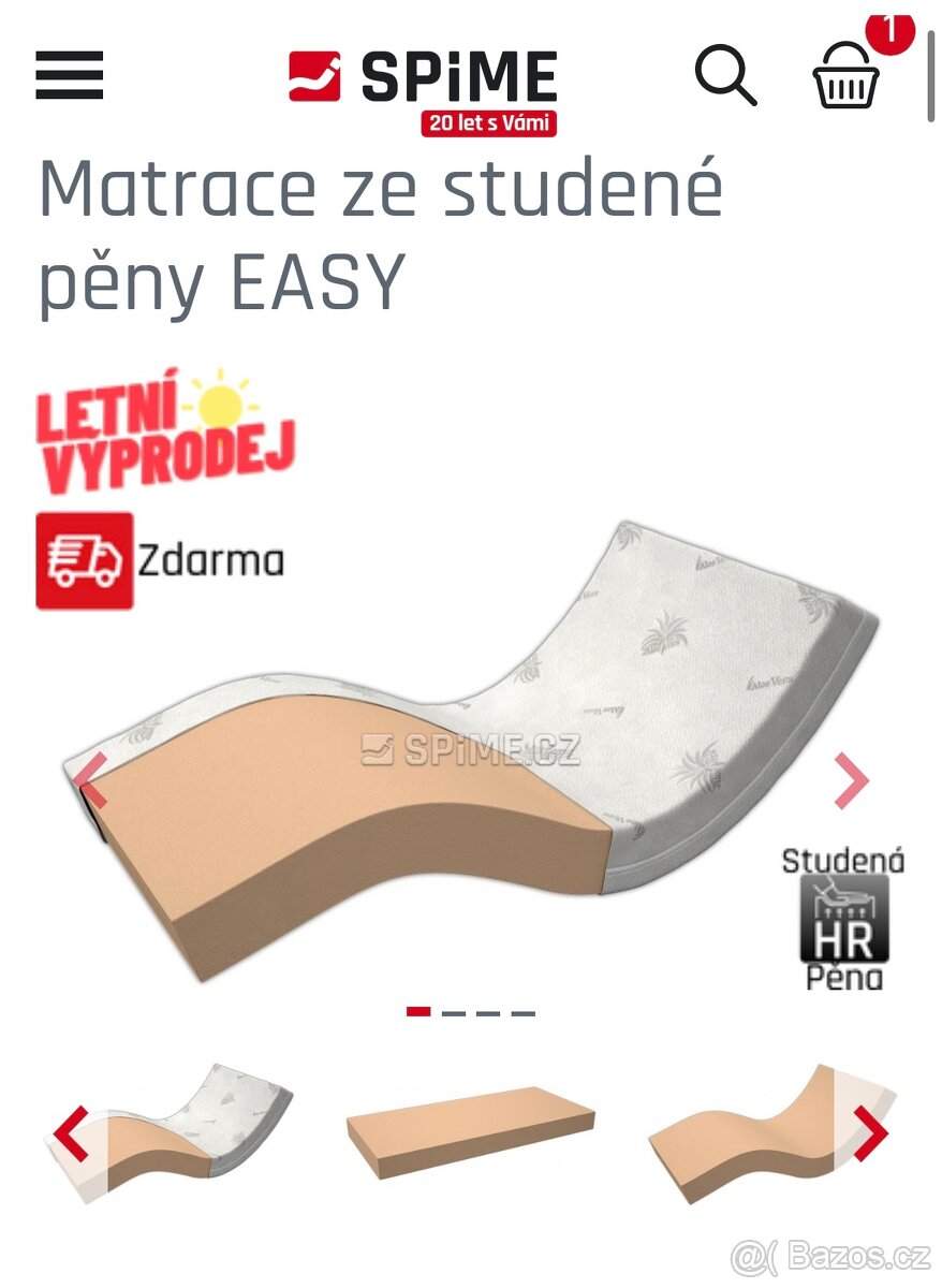 Nova matrace ze studene peny EASY