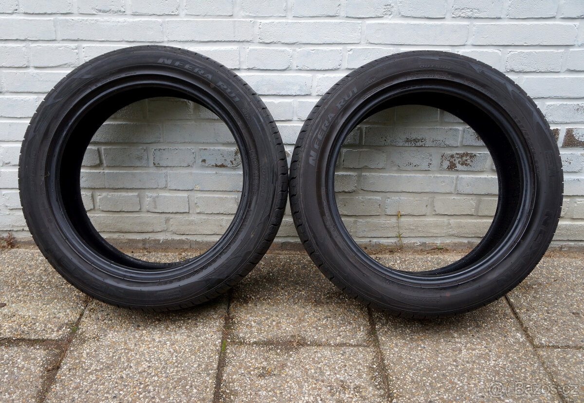 2x letní pneumatiky R19, Nexen 235/50 R19 99V vzorek nad 5mm