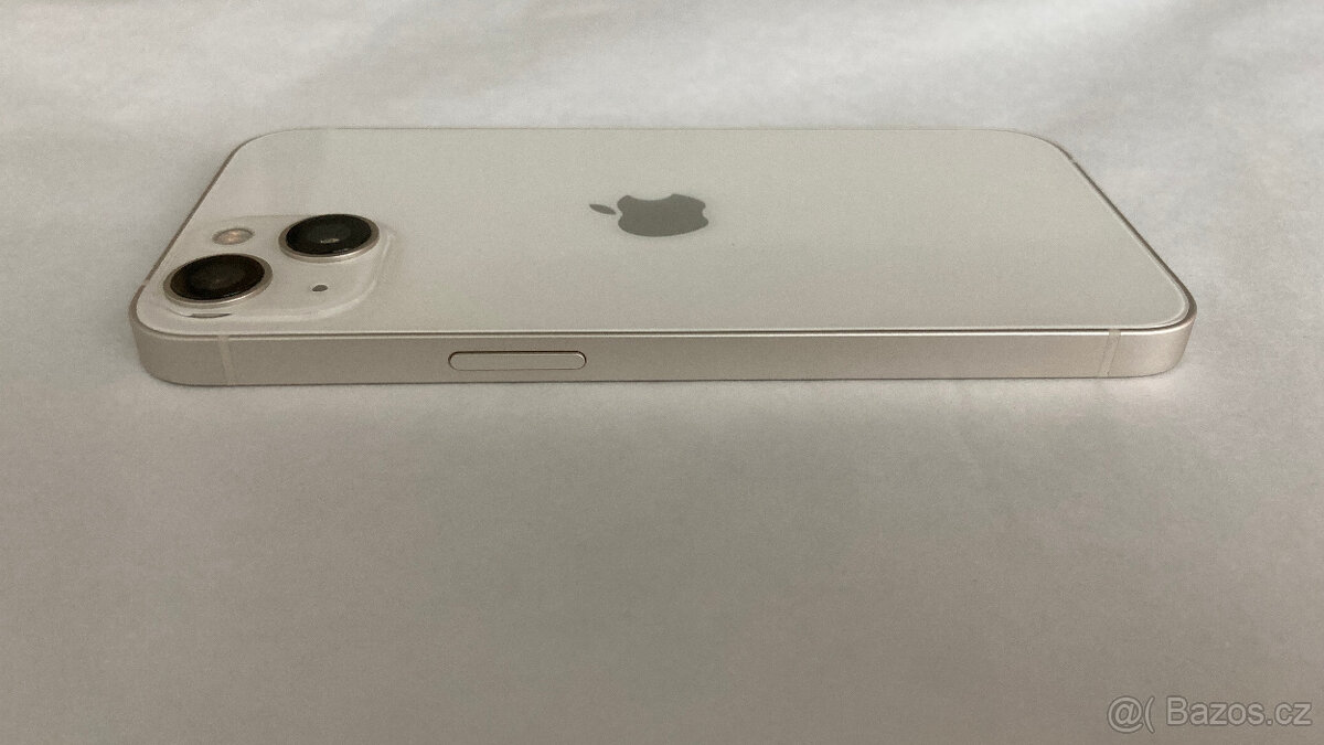 APPLE IPHONE 13 128 GB BÍLÝ,12 MĚSÍCŮ ZÁRUKA,VELMI HEZKÝ