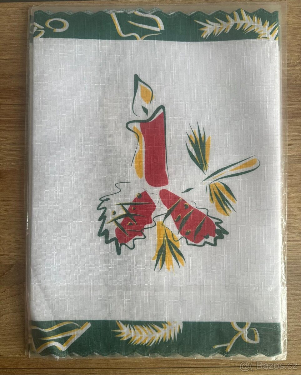 Ubrus odolný proti skvrnám - vánoční NOVÉ