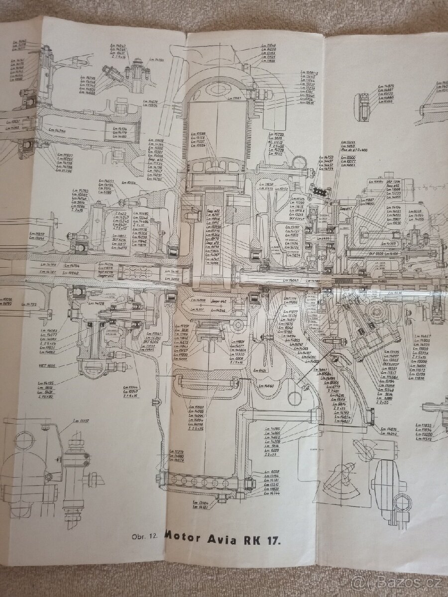 Motor Avia RK 17 vykres