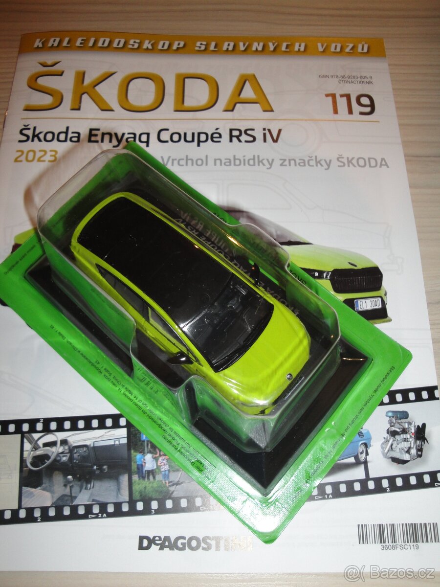 Kaleidoskop slavných vozů ŠKODA 1:43