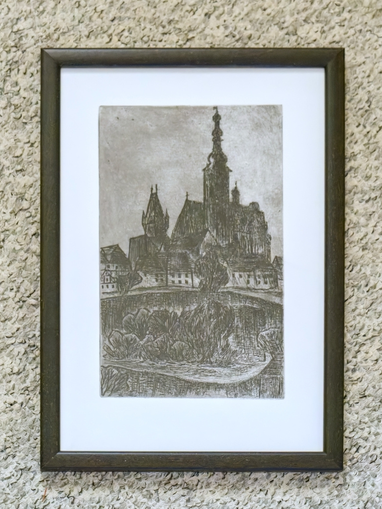 JAROSLAV ŠVÁB: TÁBOR, GRAFICKÝ LIST