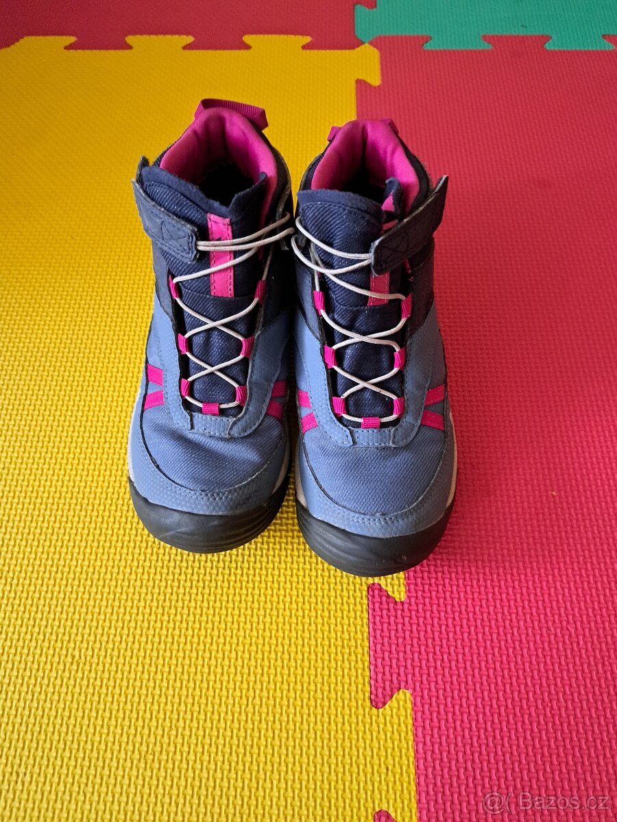 Dětské turistické nepromokavé boty Crossrock velikost 33