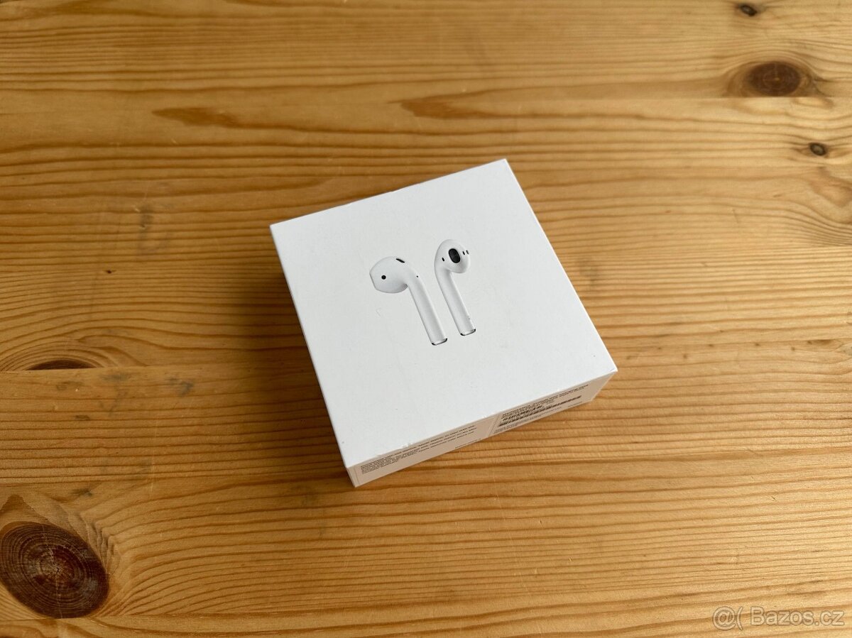 Apple AirPods 2 – plně funkční, s krabicí a manuálem