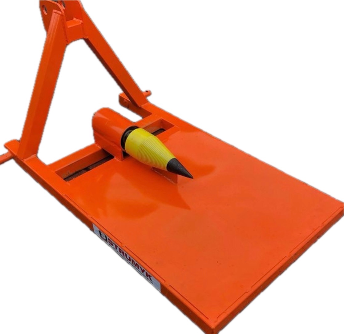 Kuželová štípačka na dřevo za traktor