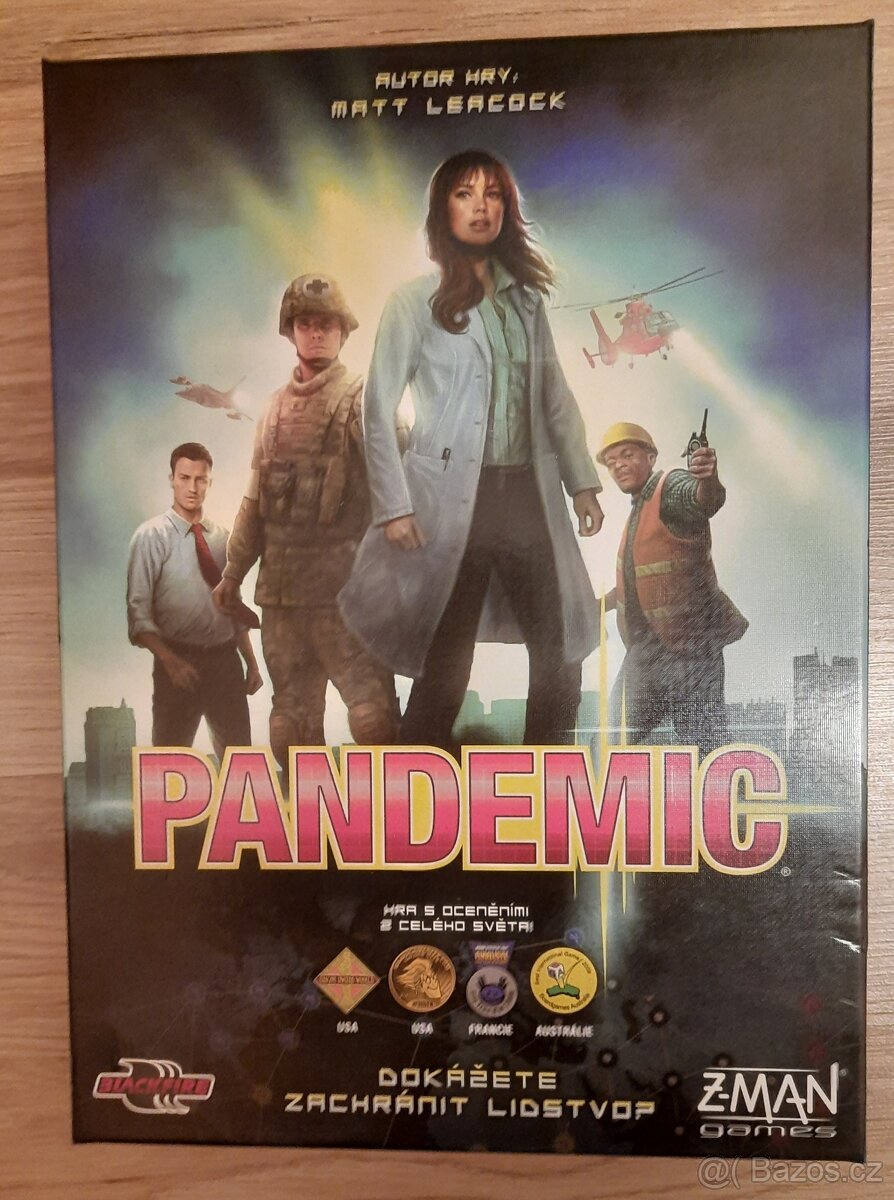 Desková hra Pandemic - jako nová