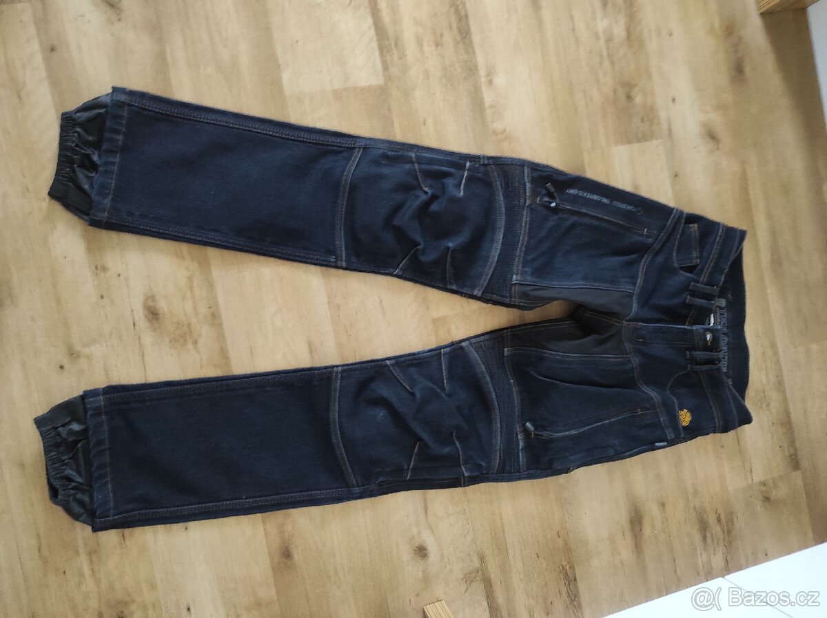 Motorkářské kevlarové kalhoty