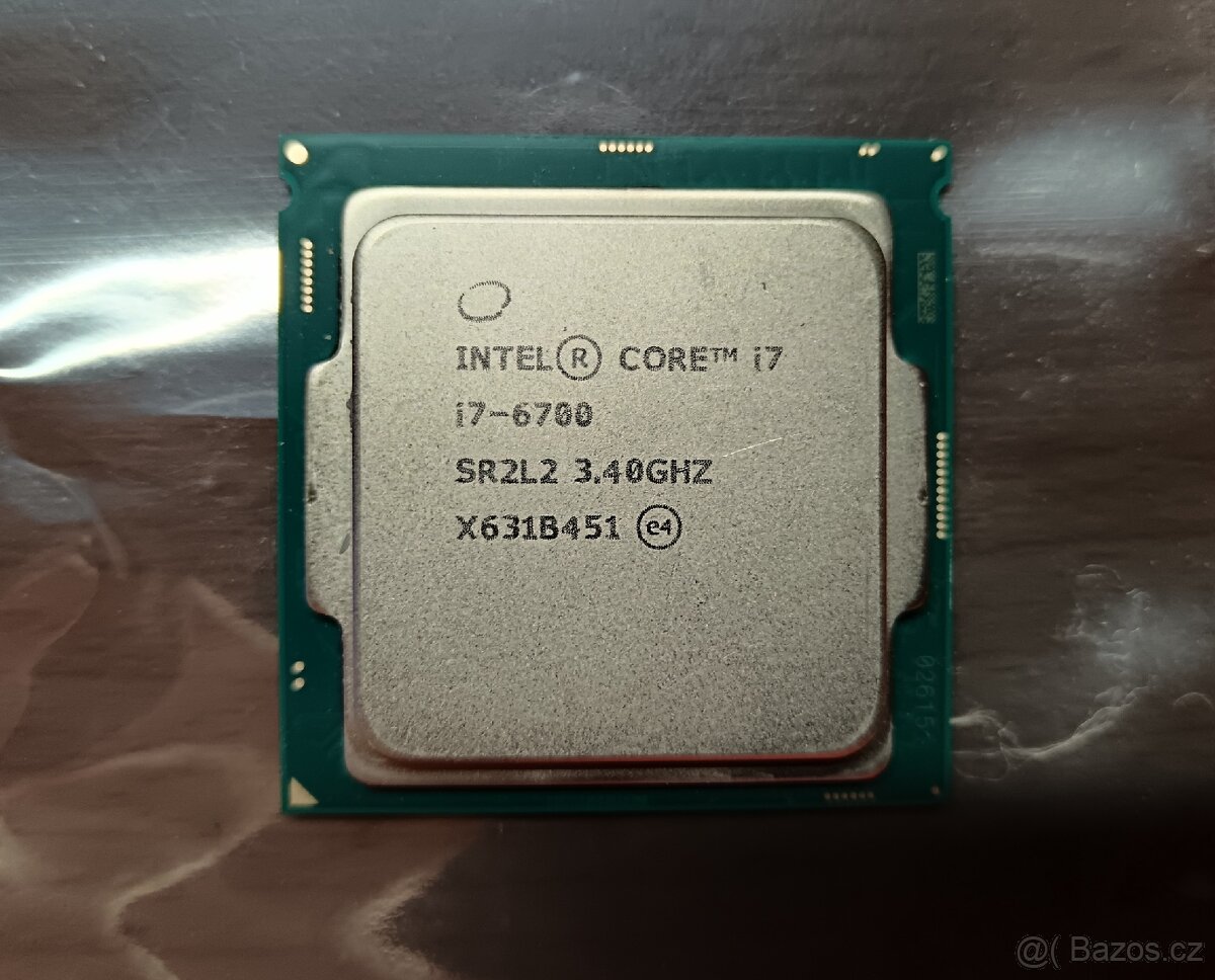 Procesor Intel Core i7-6700 (4C/8T) 3,4 - 4,0 GHz