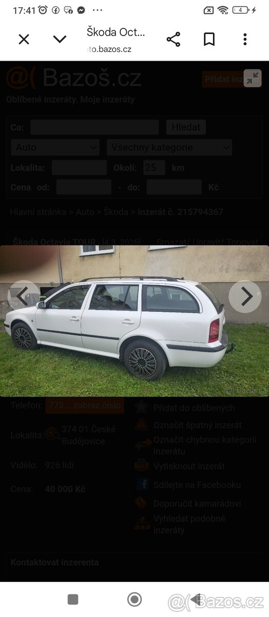 Škoda Octavia 1.9tdi
