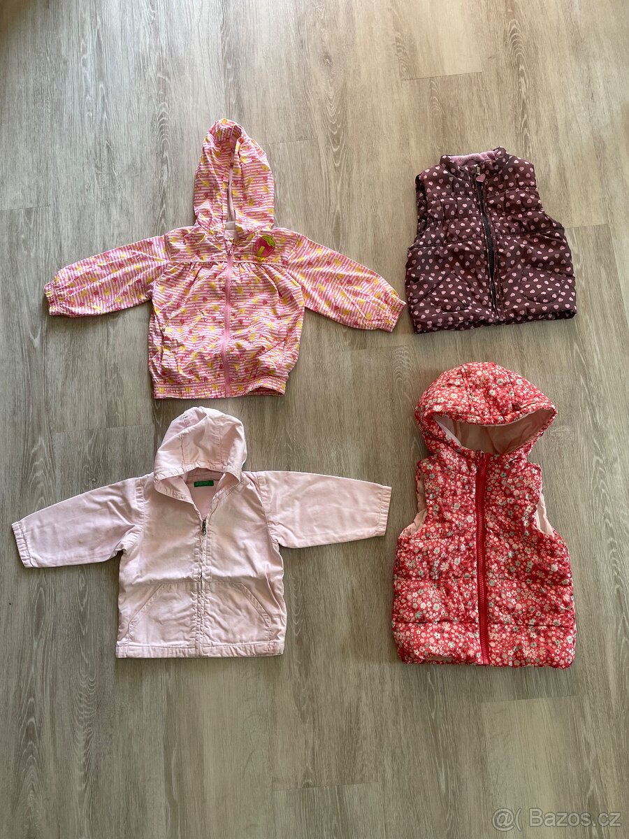 dětské bundy a vesty