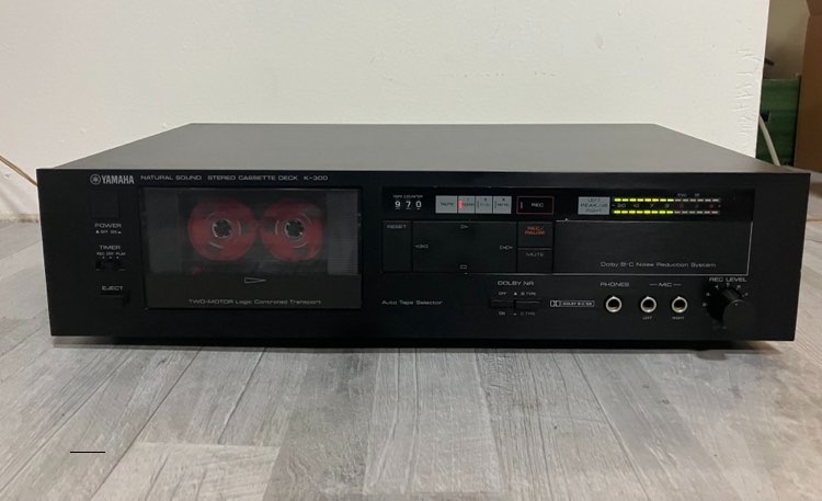 Tape deck YAMAHA K-300 vintage hifi 1982
