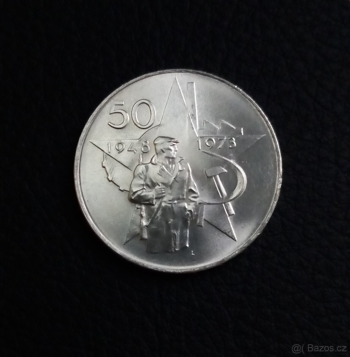 50 Kčs výročí Vítězného února 1973