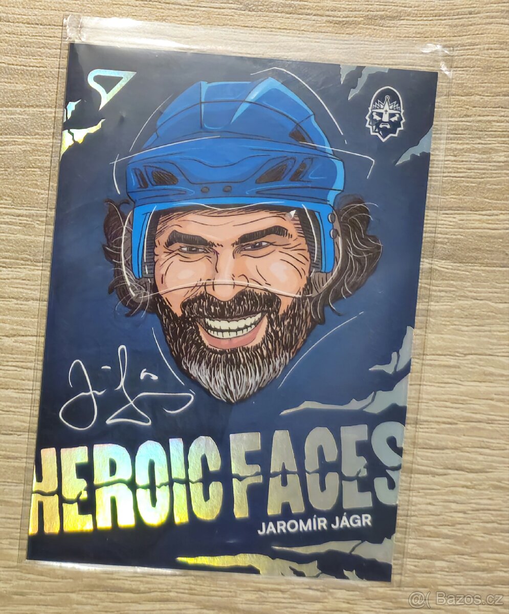 Jaromír Jágr SportZoo Tipsport 2024-25 I.série Heroic Faces