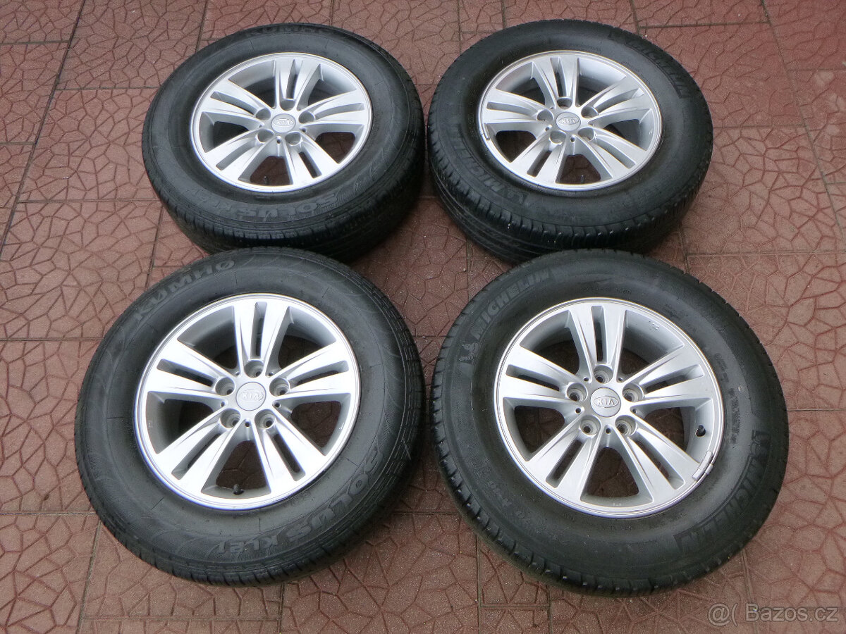 Letní alu sada disky originál Kia 5x114,3 6,5Jx16 ET31,5