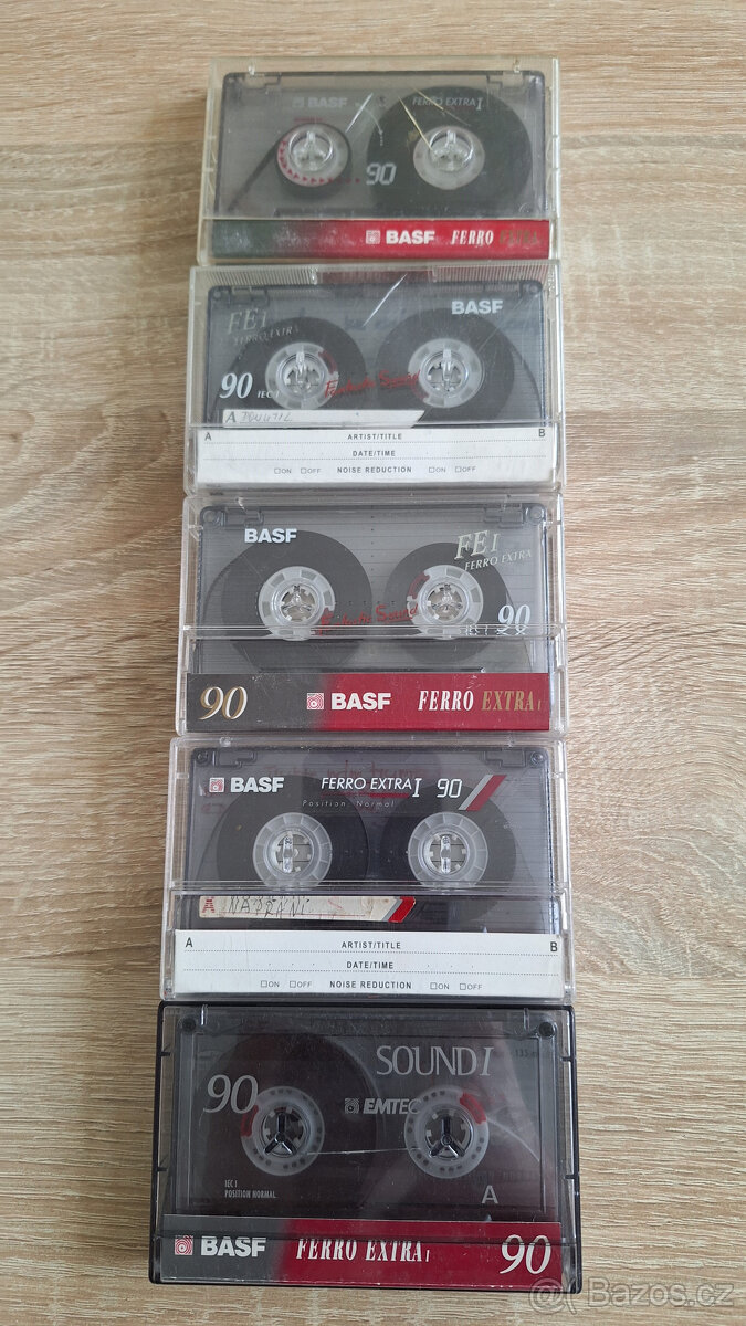 Audiokazety Basf - Emtec