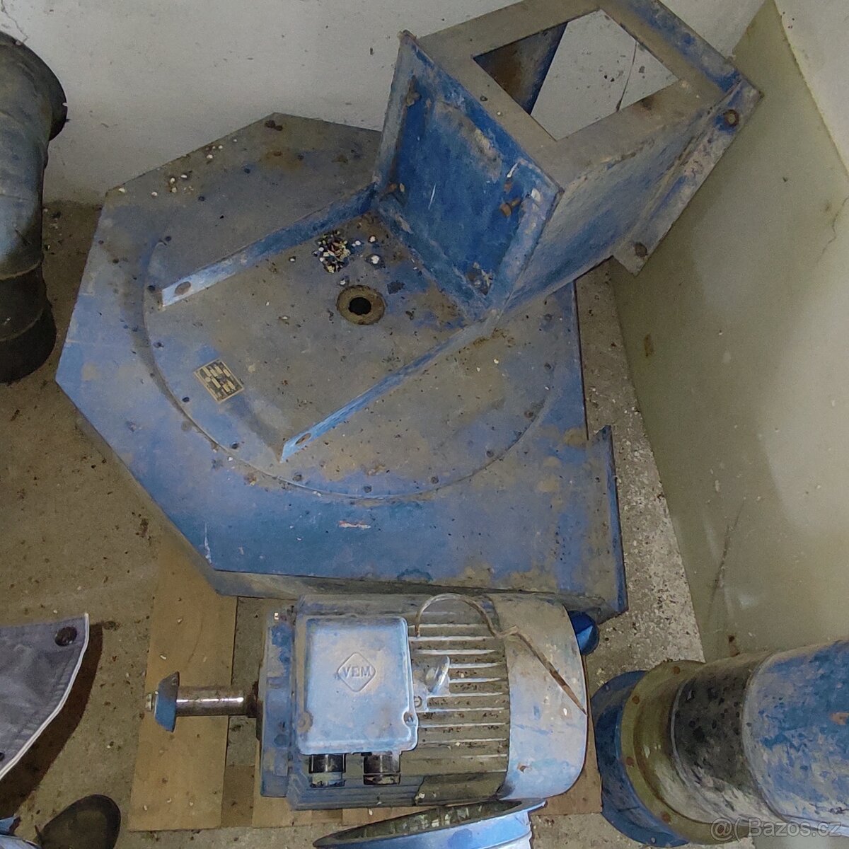 Radiální ventilátor VEB Mühlen-u. Maschinenbau Zeitz