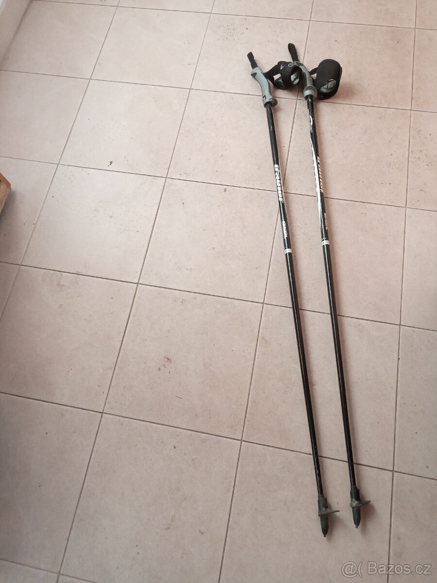 Hole nordic walking 115 cm carbon composite značka Exel
