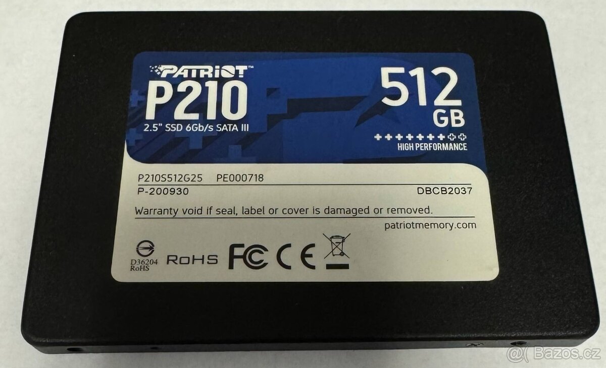 SSD Patriot P210 512GB