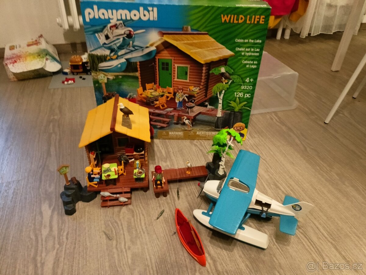 Playmobil 9320 chata u jezera top stav