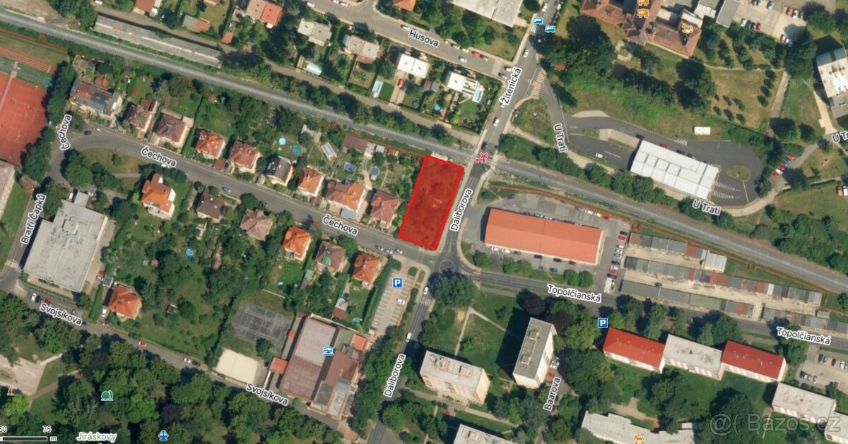 Prodej pozemku - Litoměřice Čechova, 1075 m2