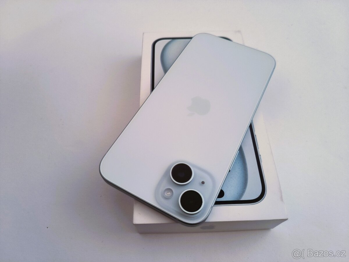 apple iphone 15 128gb Blue / Batéria 100%