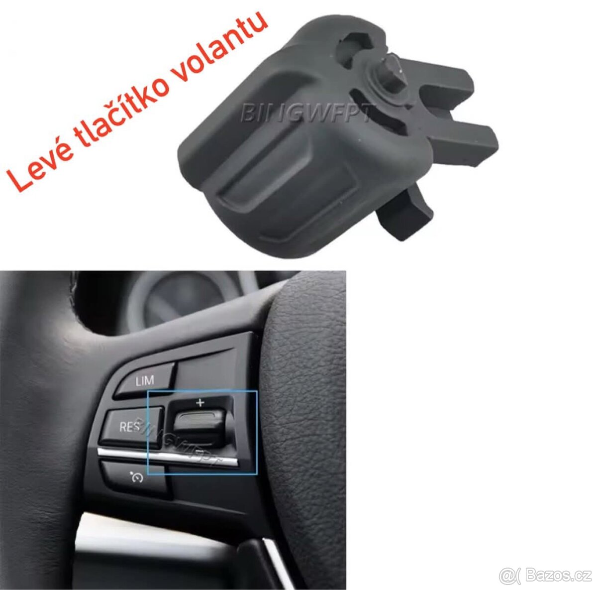 tlačítko volantu - BMW F10 F11 F20 F30 F34 F36 F07 F01 F02