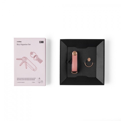 Orbitkey set Candy pink + ring
