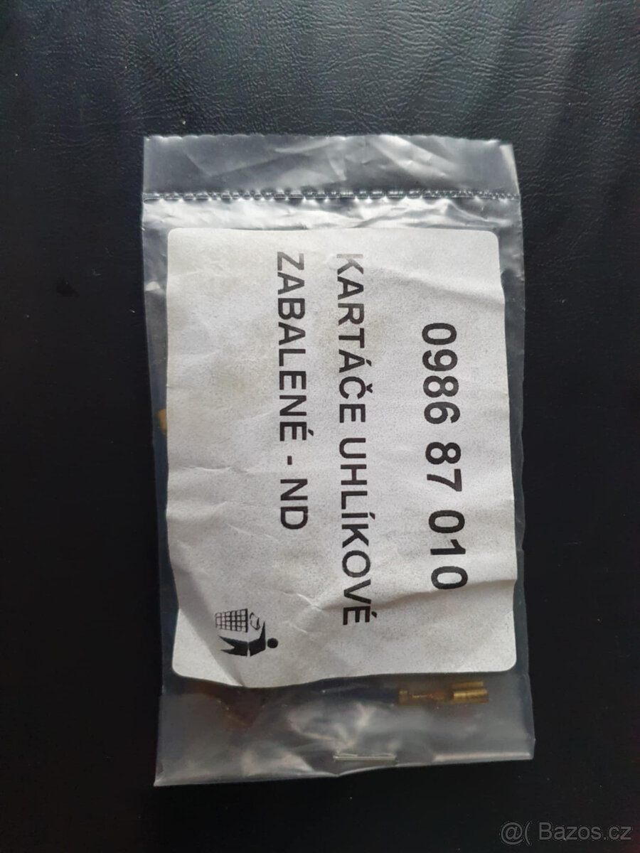 Kartáče uhlíkové zabalené - ND 0986 87 010