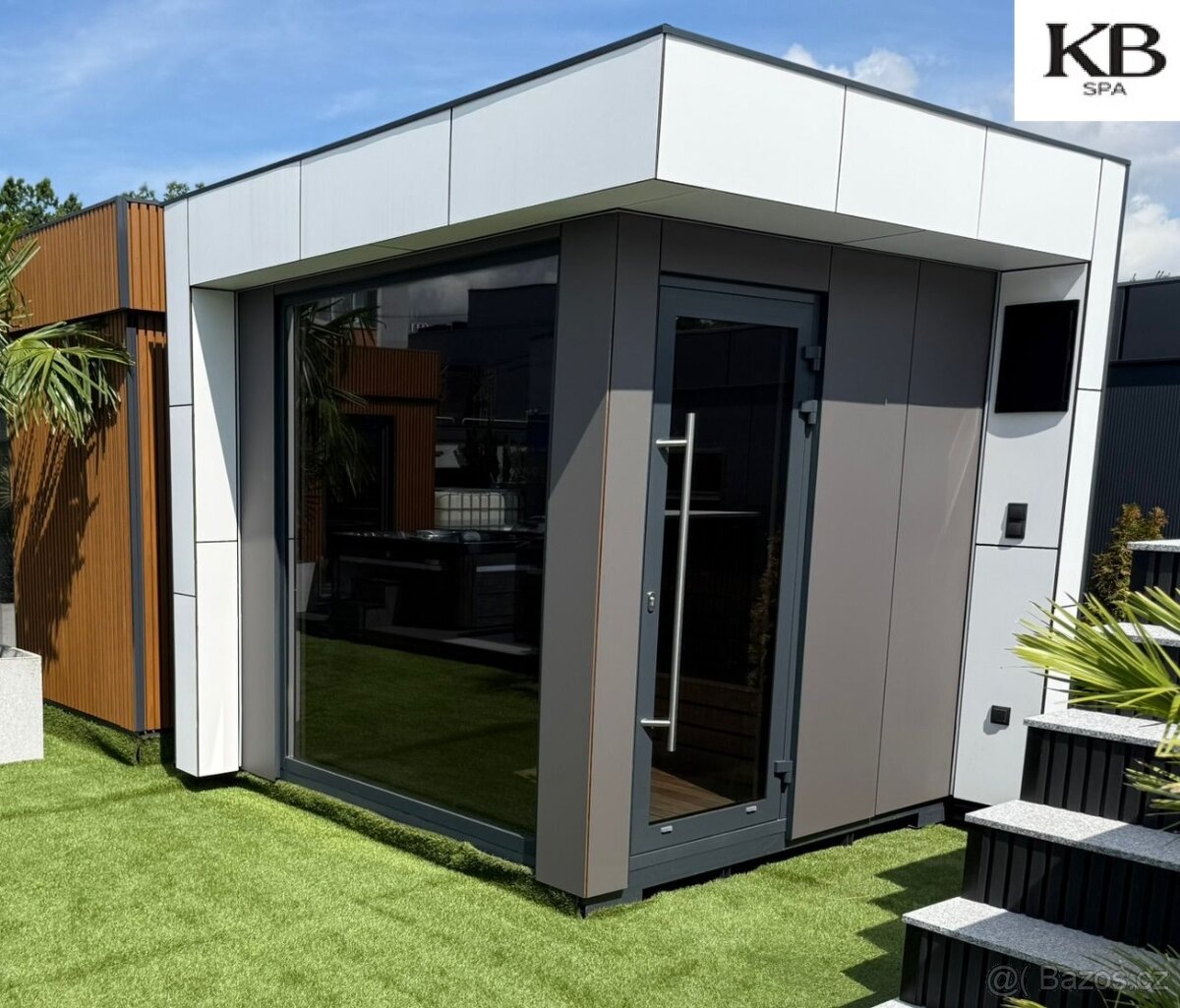 Zahradní sauna / kontejnerová sauna / venkovní sauna 2,7x2,5