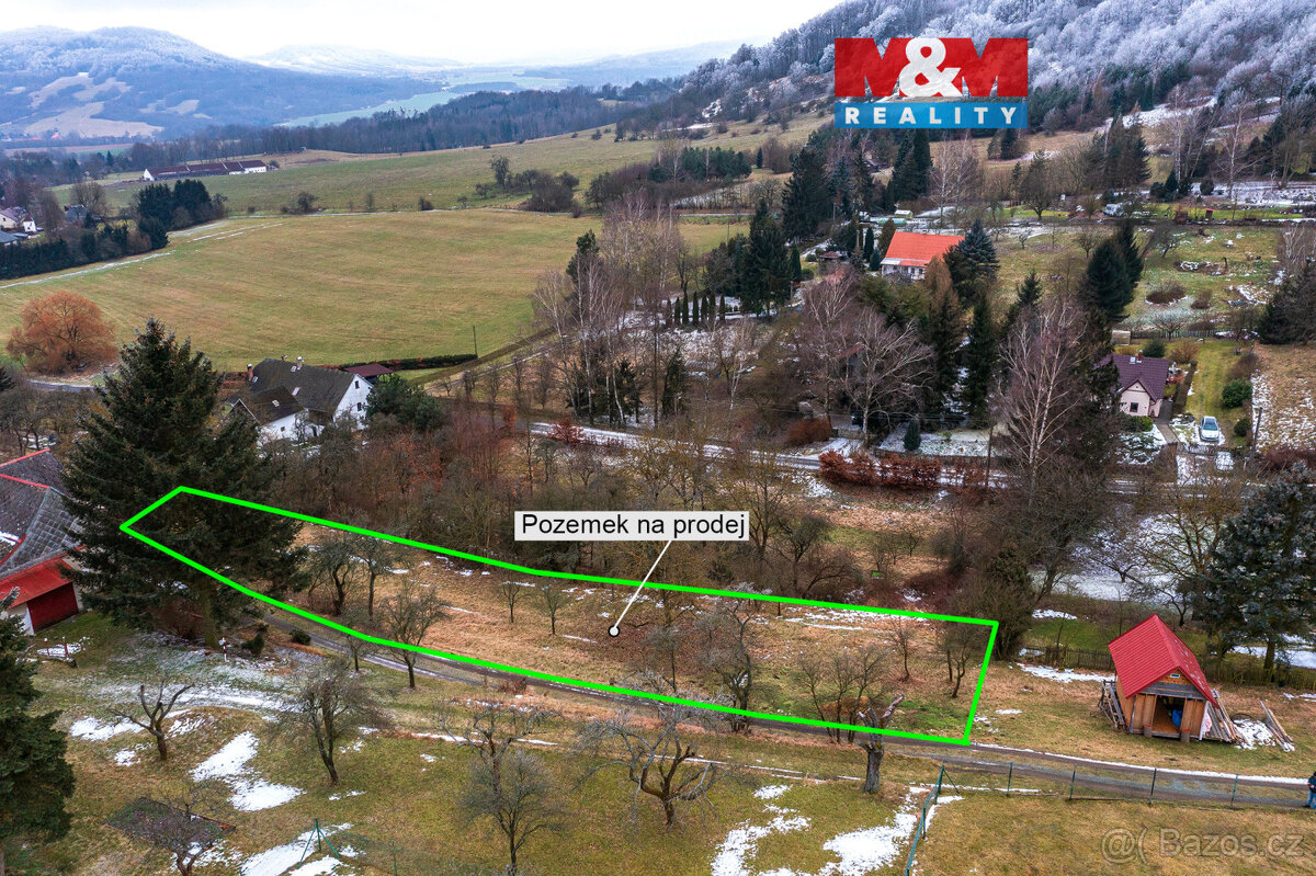 Prodej zahrady, 1537 m², Radeč u Horní Police, Žandov