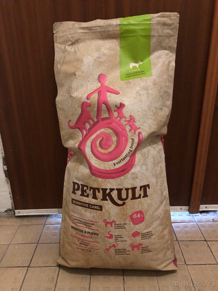 PETKULT STARTER lamb/rice 12 kg expirace 29.4. 2026