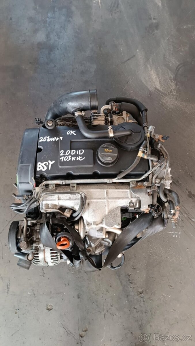 motor 2.0DiD 103kW typ BSY