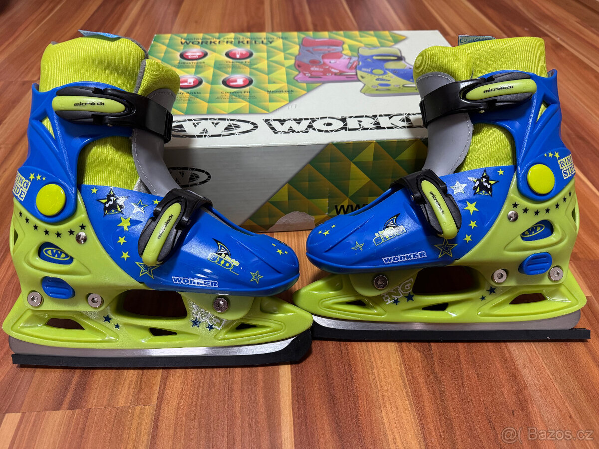 Dětské lední brusle Worker Kelly velikost S(33-36)