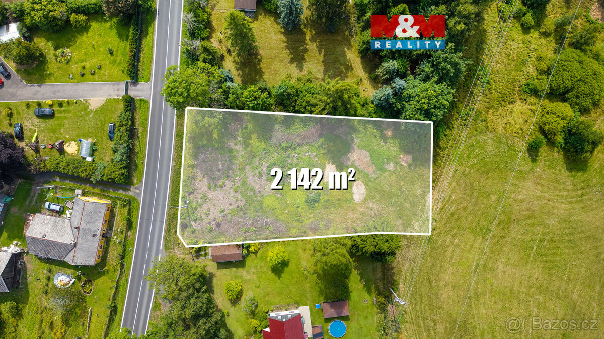 Prodej pozemku k bydlení, 2142 m², Staré Křečany