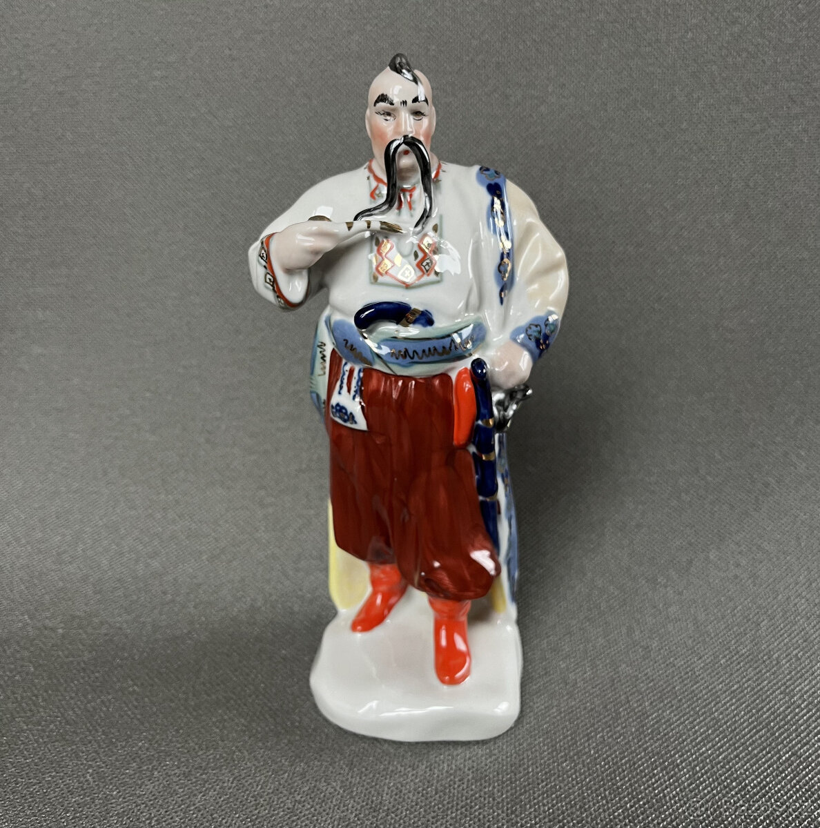 Porcelánová soška Kozák 23 cm, Polonne USSR