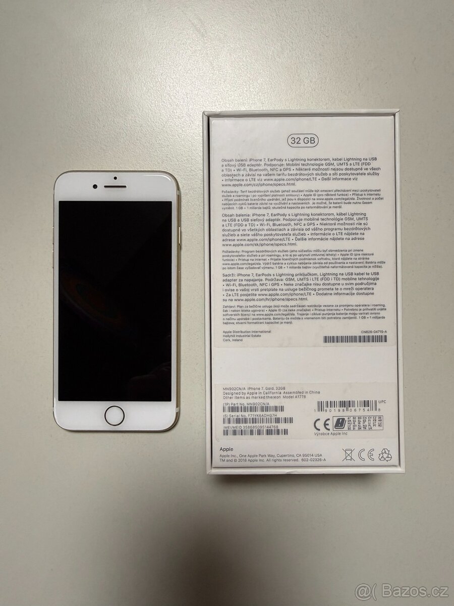 iPhone 7 32Gb zlatý