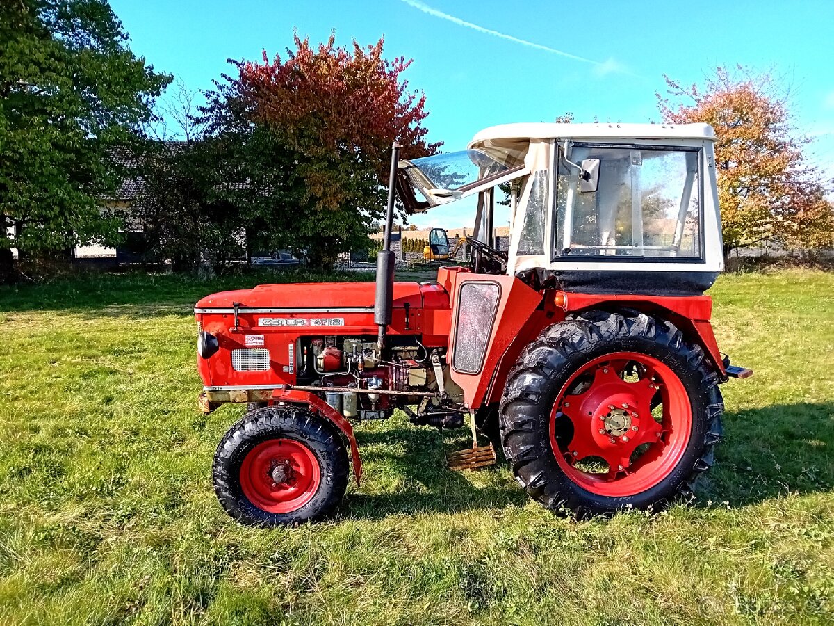 Zetor 4712, platné doklady, nové gumy, zachovalý
