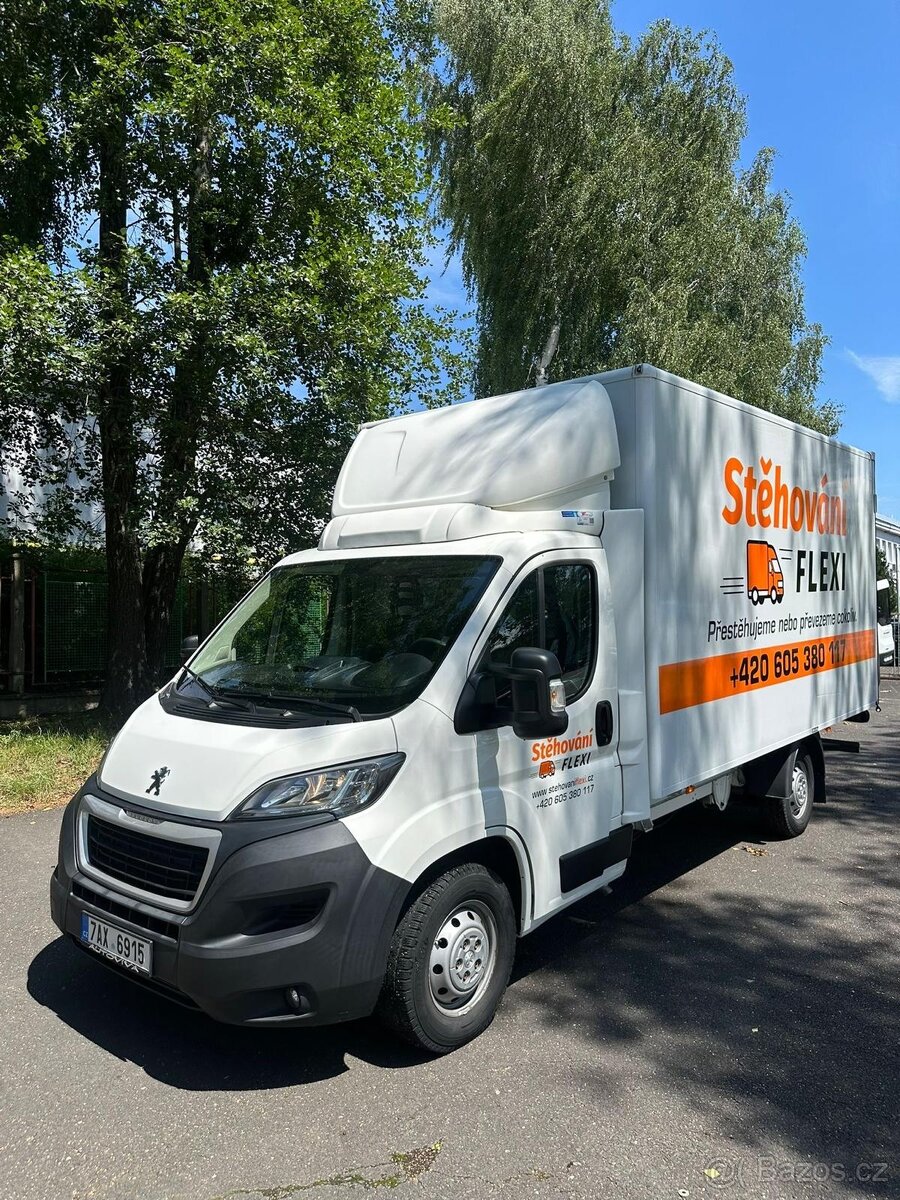 Peugeot Boxer 2019 2.0 HDI 120kw skříň + čelo 750kg, měchy