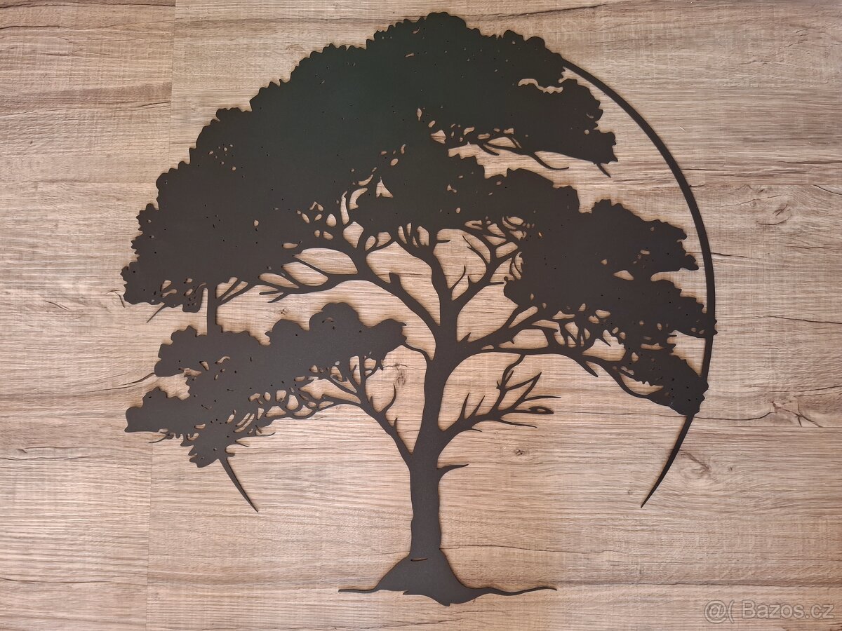 Kovová dekorace průměr 45cm