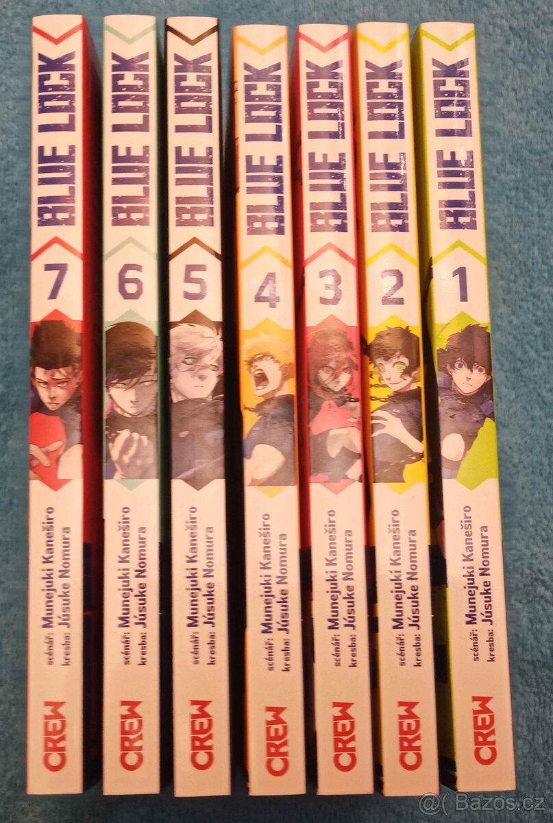 Prodám mangu Blue Lock 1-7 v čj