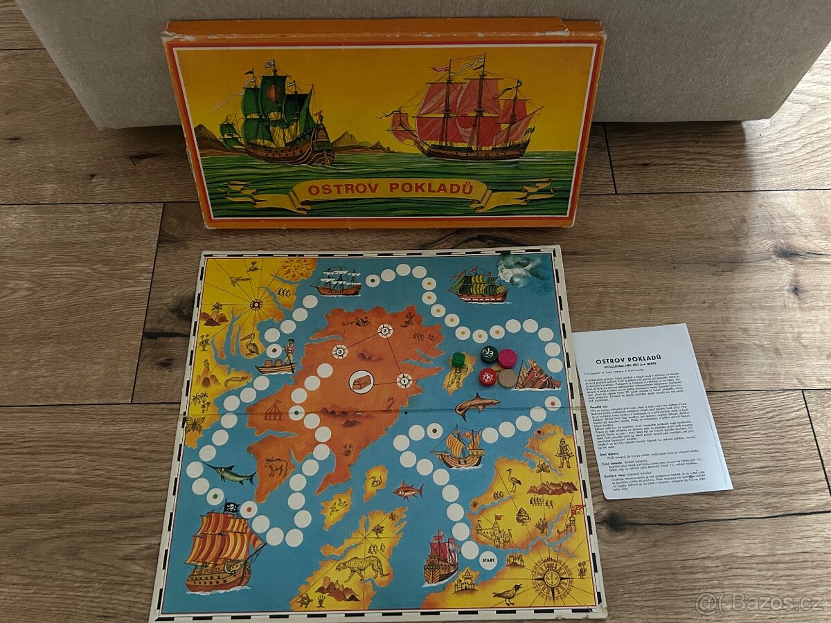 Retro hra Ostrov pokladů