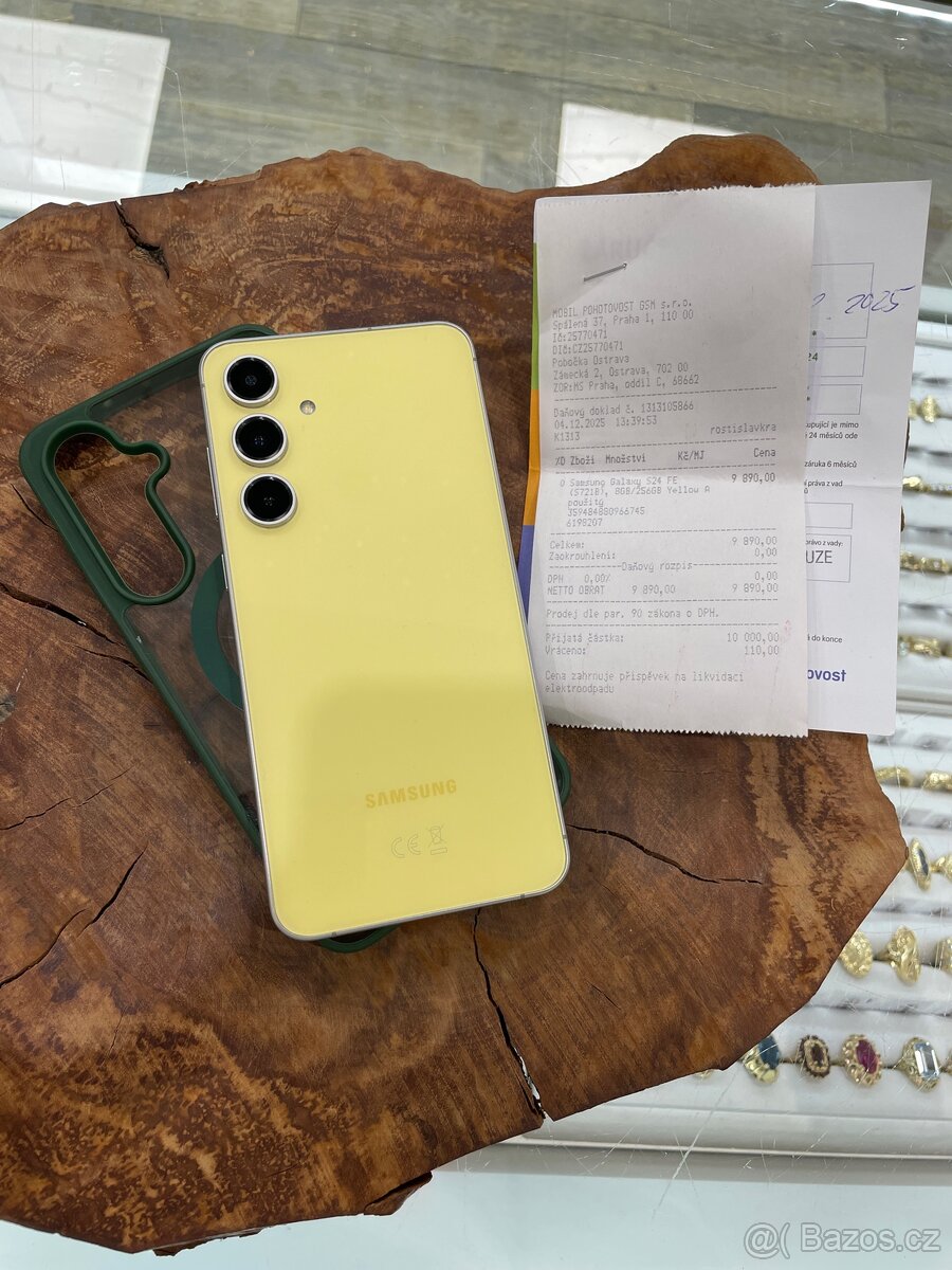 Samsung S24 FE, 256GB, záruka do 12/26