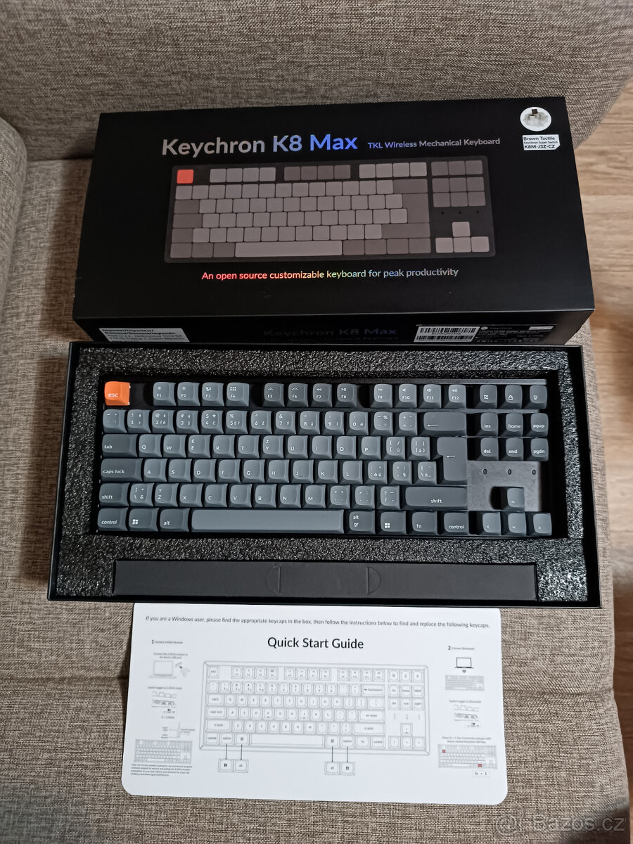 Herní klávesnice Keychron K8 Max