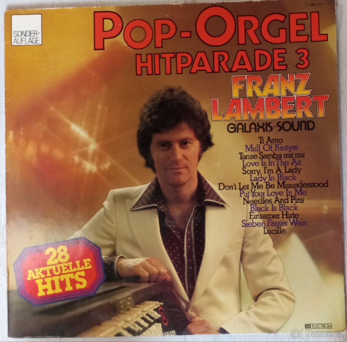 LP Franz Lambert Pop Orgel Hitparade 3