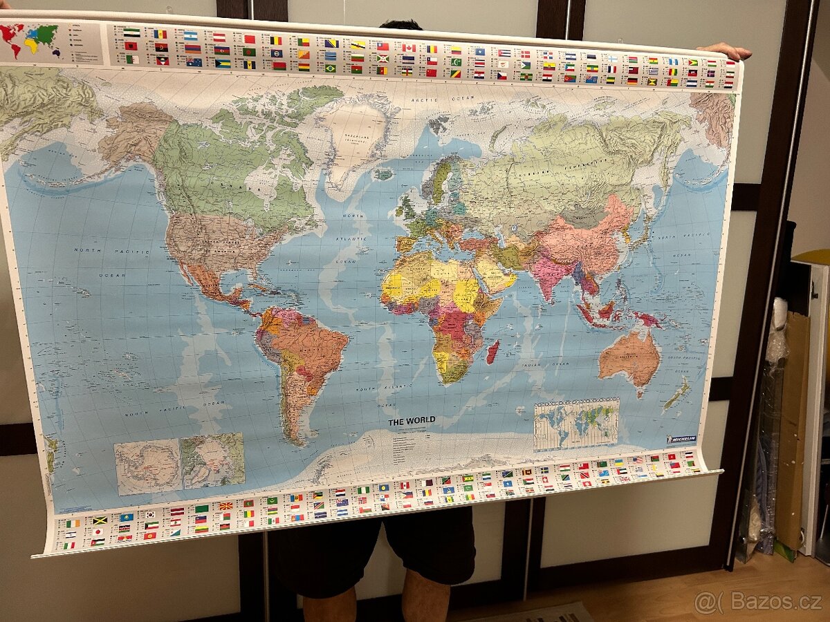 Nastenna mapa světa
