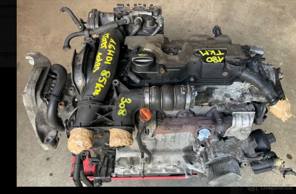Peugeot 1,6 hdi 8V 85KW - prodej motoru.