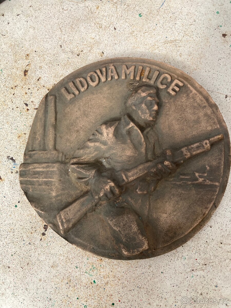 Mosazná plaketa