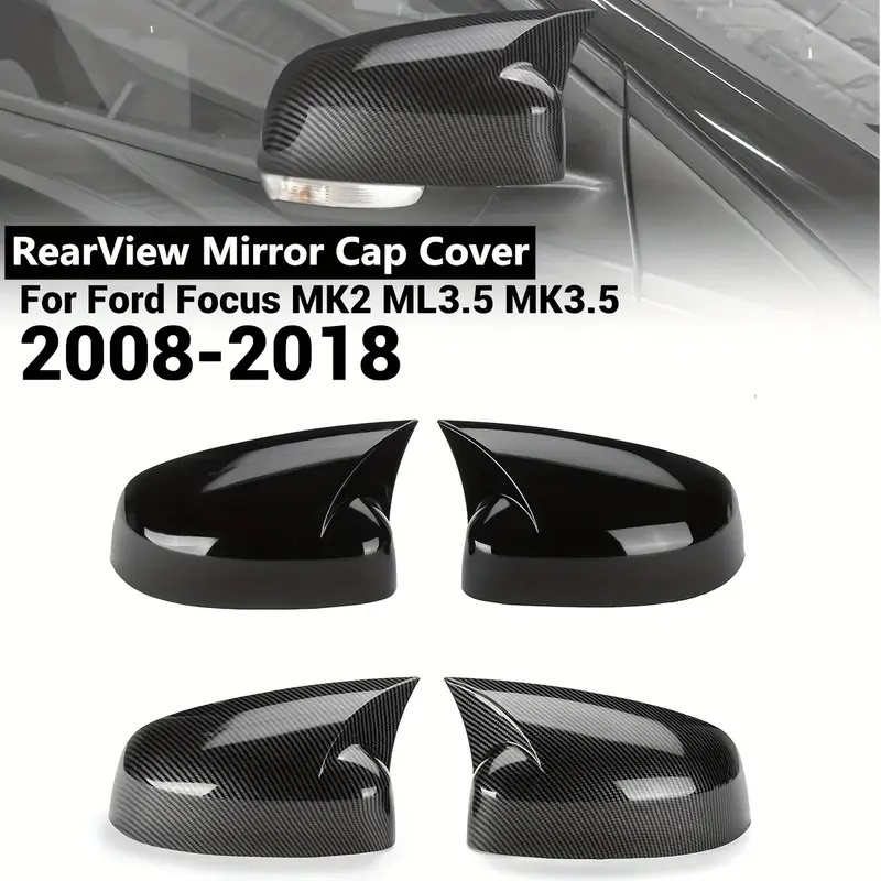 Kryty zrcátek Ford Focus 2, 3 MK2, MK3 Mondeo MK4 2008–2018