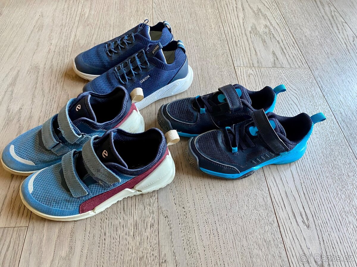 Boty zn.Ecco,Geox,Artengo,vel.31